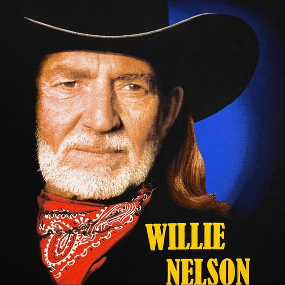 Vintage 90’s Willie Nelson 16 biggest hits t-shirt. - Picture 2 of 4